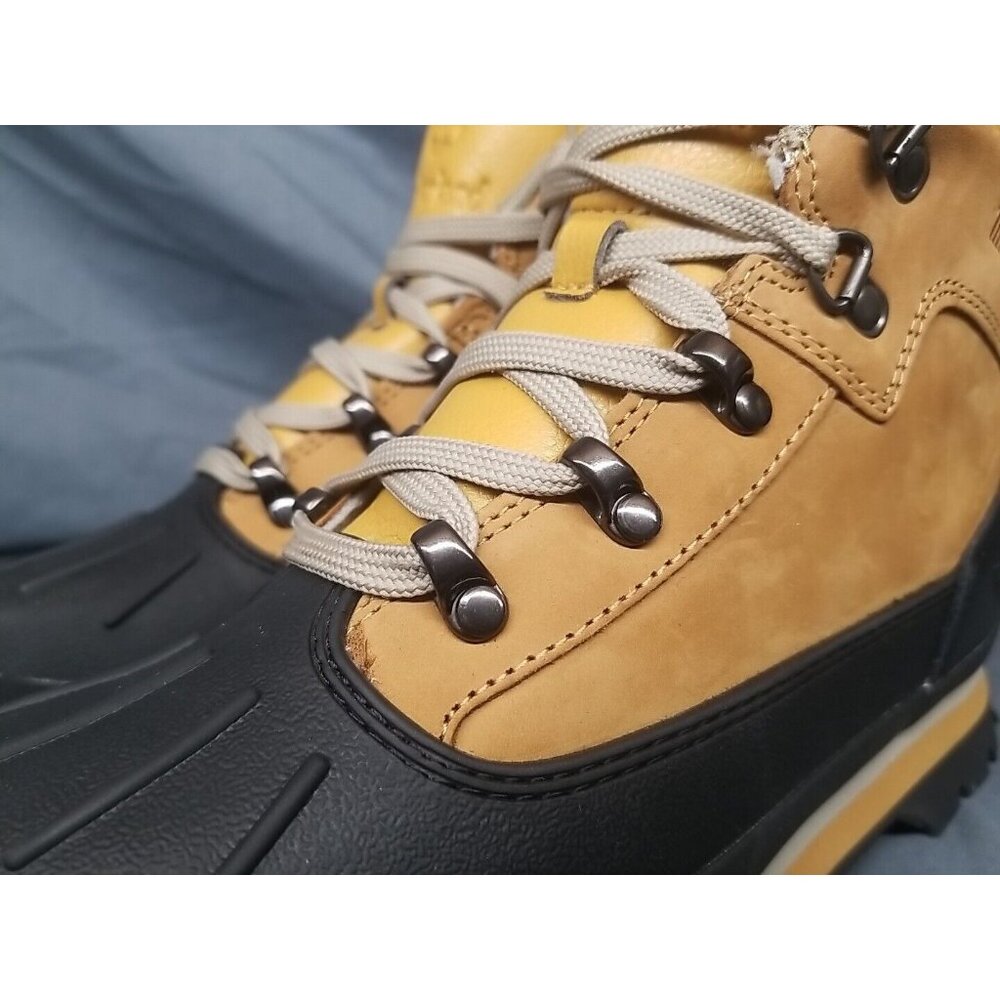 Timberland Boys Euro Hiker Shell Toe Boot Waterproof Wheat Size 5.5 NEW IN BOX! - Picture 4 of 13